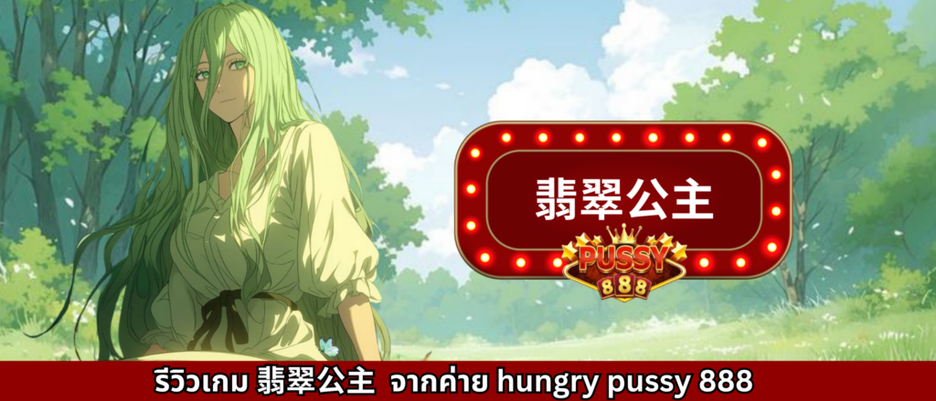 รีวิวเกมสล็อต 翡翠公主 เจ้าหญิงมรกต จากค่าย hungry pussy 888